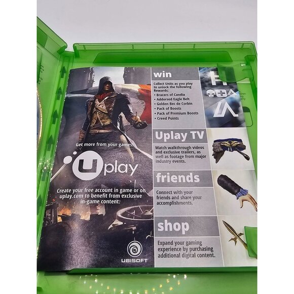 Assassins Creed Unity Xbox One Game Walmart Edition With Bonus Mission & Exclusi - Picture 5 of 6